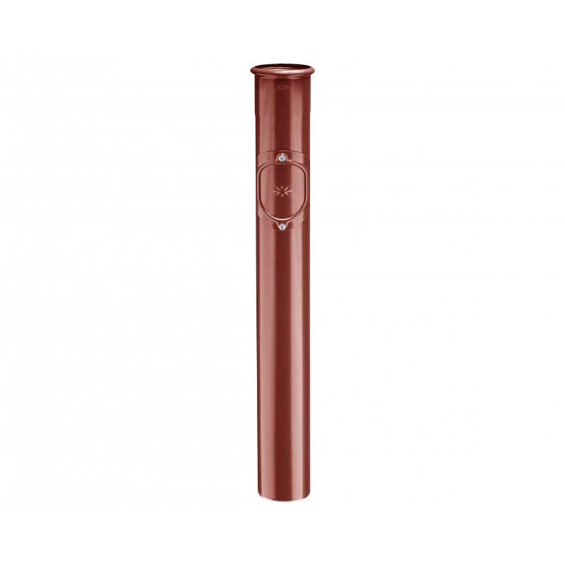 Svod ochranný s revizním otvorem  - Pozink lakovaný  - Ocelově červená  -  Obrázek