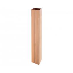 Svodová roura hranatá  [s=0,55]  - Měď  - Natur  -  Obrázek 1