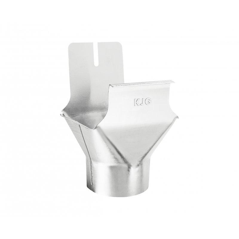 Kotlík žlabový hranatý/půlkruhový  - Titan-zinek  - Natur  -  Obrázek