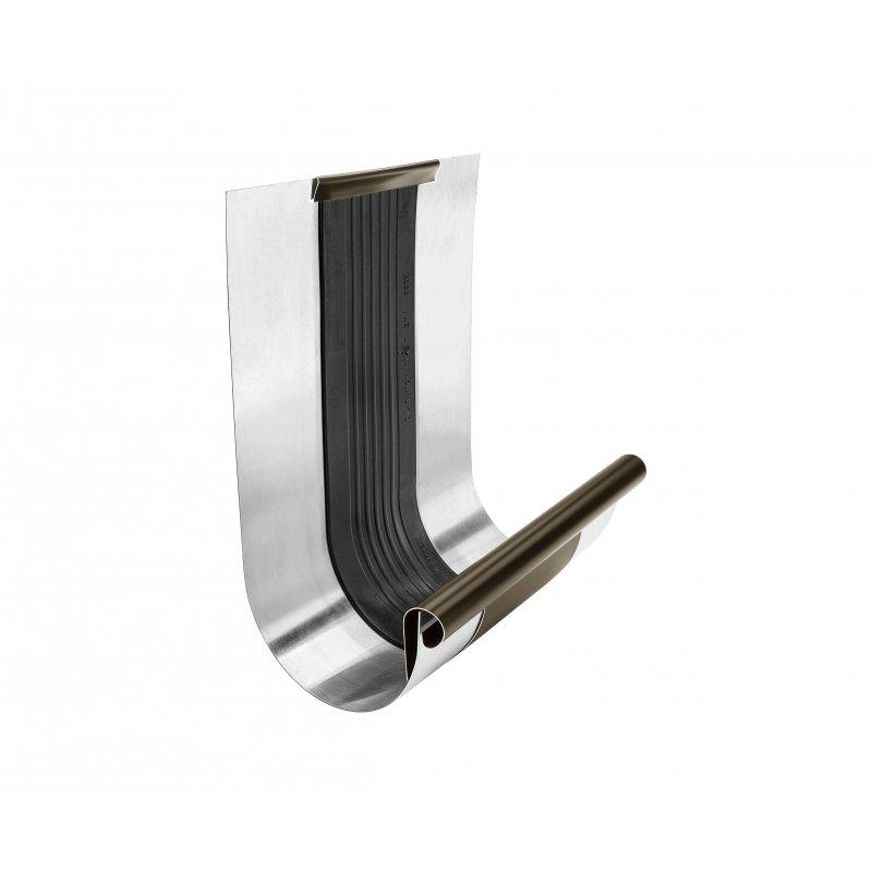 Dilatace nástřešního žlabu  - Hliník lakovaný  - Zeleno hnědá  -  Obrázek