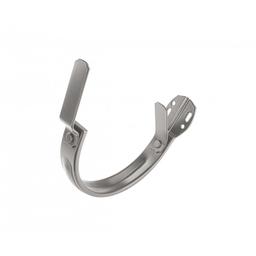 Hák žlabový čelní  - Hliník lakovaný  - Bílo hliníková tmavá  -  Obrázek 1