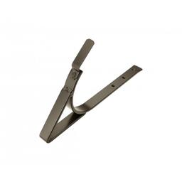 Hák žlabový nástřěšní  - Hliník lakovaný  - Zeleno hnědá  -  Obrázek 1