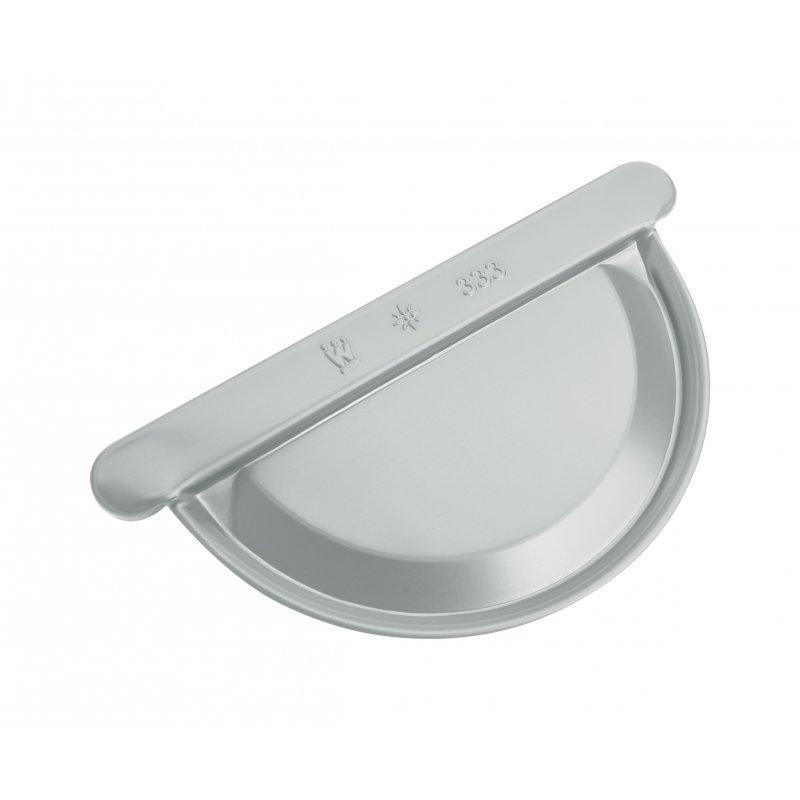 Čelo žlabové  - Hliník lakovaný  - Zinkově šedá  -  Obrázek