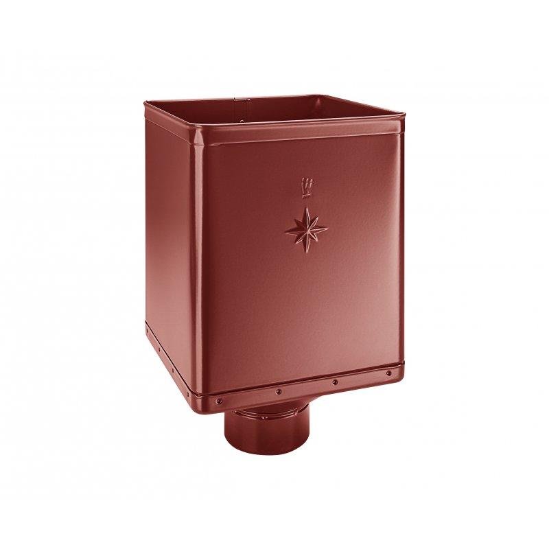 Sběrný kotlík DESIGN  - Hliník lakovaný  - Ocelově červená  -  Obrázek