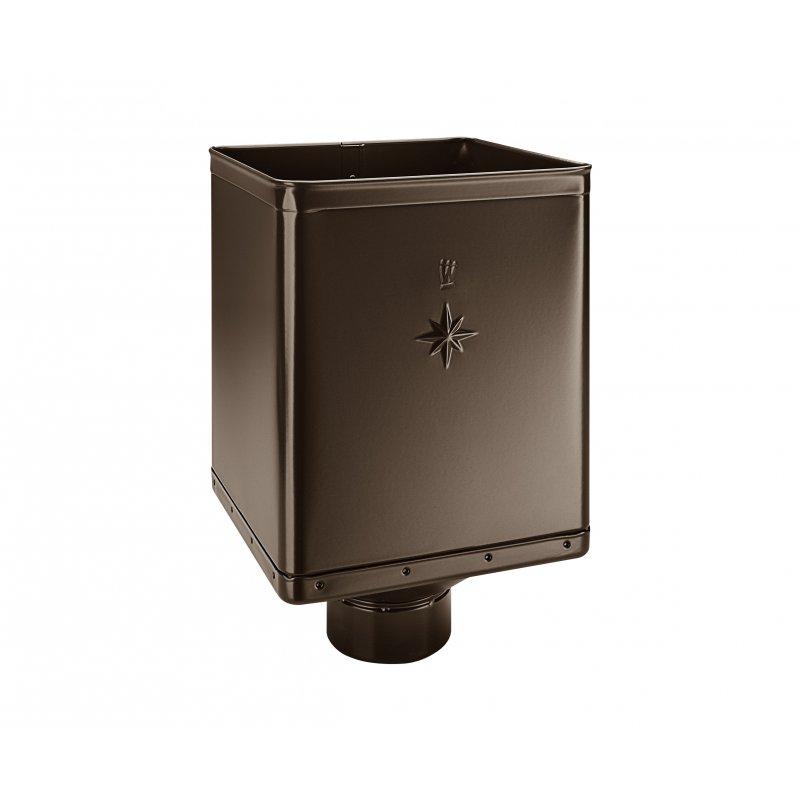 Sběrný kotlík DESIGN exzentrický  - Hliník lakovaný  - Testa di Moro  -  Obrázek