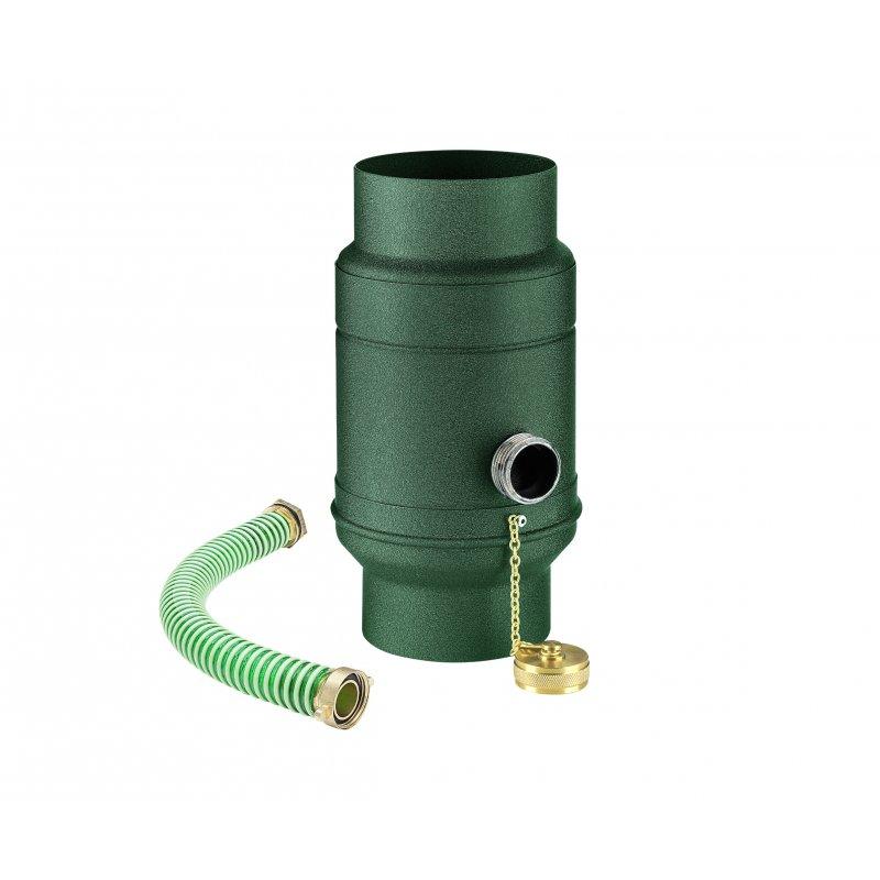Sběrač dešťové vody s hadicí - Hliník lakovaný
W.15 - Mechově zelená W.15 - Obrázek