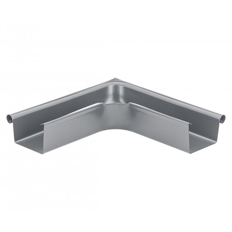 Roh vnější hranatý - Pozink lakovaný - Prachově šedá - Obrázek