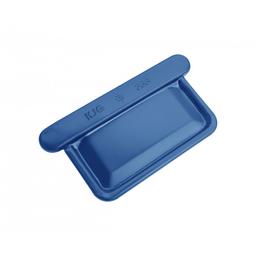 Čelo žlabové hranaté - Pozink lakovaný - Modrá tmavá - Obrázek 1