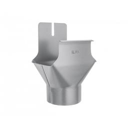 Kotlík žlabový hranatý/půlkruhový - Pozink lakovaný - Bílo hliníková - Obrázek 1