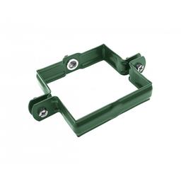 Svodová objímka hranatá M10 - Pozink lakovaný - Mechově zelená - Obrázek 1