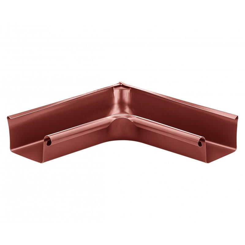 Roh vnitřní hranatý - Hliník lakovaný - Ocelově červená - Obrázek