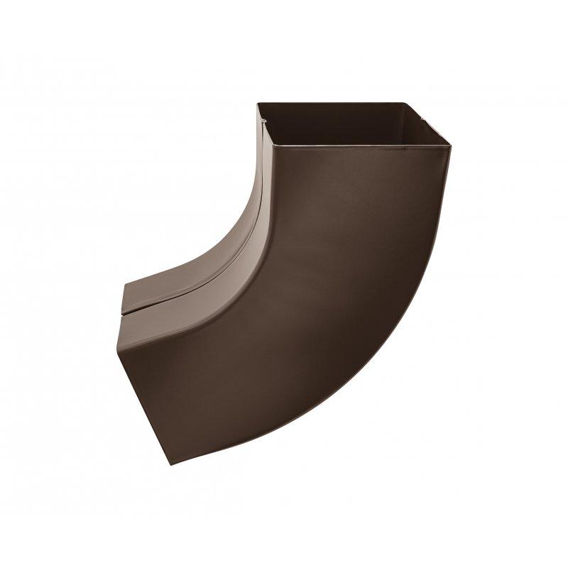 Svodové koleno hranaté 72° - Hliník lakovaný - Testa di Moro - Obrázek