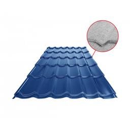 Střešní krytina UNI 1 SQ (sound – aqua) - Pozink lakovaný - Modrá tmavá - Obrázek 1