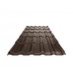 Střešní krytina UNI 2 - Pozink lakovaný
MARCEGAGLIA - Tmavě hnědá ČOKO - Obrázek 1