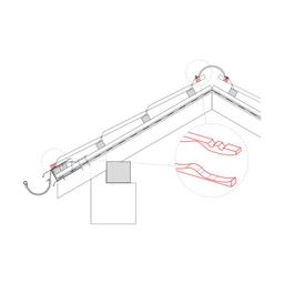Těsnicí pás šedý pro krytinu UNI 2 - Polyethylen - Prachově šedá - Obrázek 2
