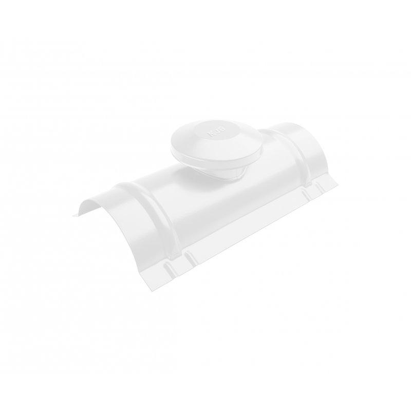 Hřebenáč větrací - Pozink lakovaný - Bílá - Obrázek