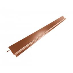 Střešní krajové lemování - Pozink lakovaný - Měděno hnědá - Obrázek 1