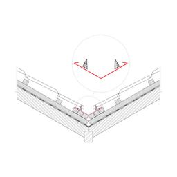 Střešní úžlabí - Pozink lakovaný - Měděno hnědá - Obrázek 2