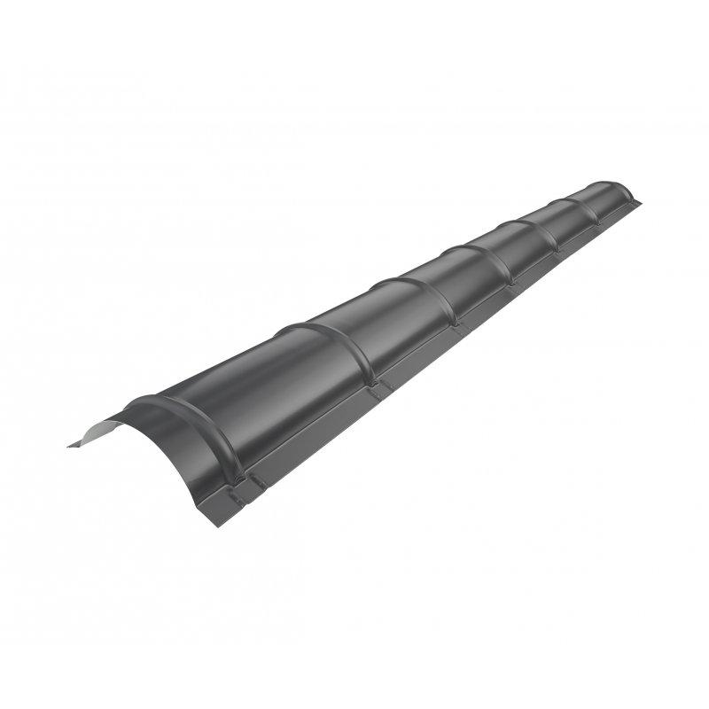 Hřebenáč pro krytinu - Hliník lakovaný - Antracit - Obrázek