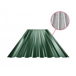 Trapéz střešní TR 18A SQ (sound – aqua) - Pozink lakovaný - Mechově zelená - Obrázek 1