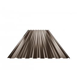 Trapéz střešní s prolisem TR 18A+ - Pozink lakovaný - Testa di Moro - Obrázek 1