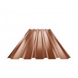 Trapéz střešní TR 35A - Pozink lakovaný - Měděno hnědá - Obrázek 1
