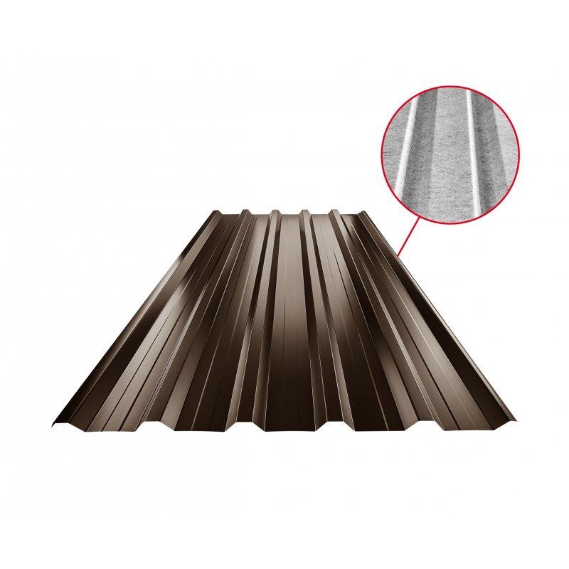 Trapéz střešní s prolisem TR 35A+ SQ (sound – aqua) - Pozink lakovaný
MARCEGAGLIA - Tmavě hnědá ČOKO - Obrázek