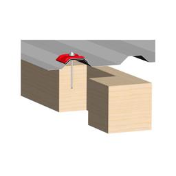 Hliníková kalota podložka TR 18 - Hliník lakovaný - Bílo hliníková tmavá - Obrázek 3