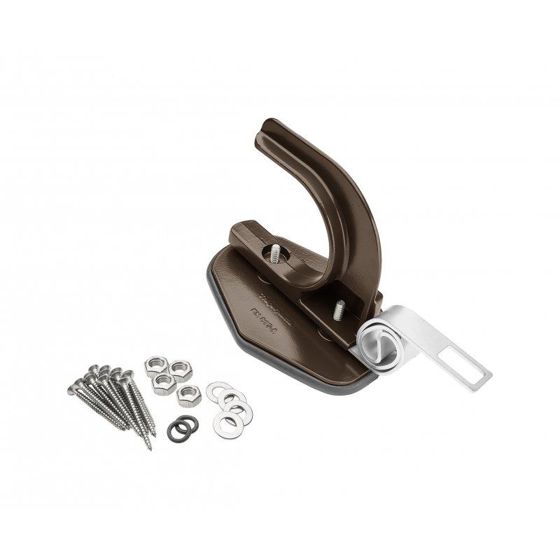 Montážní deska držák břevna pojistka - Hliník lakovaný - Testa di Moro - Obrázek