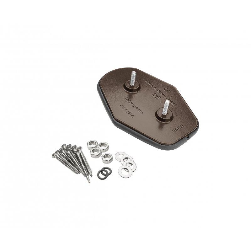 Montážní deska základní - Hliník lakovaný - Testa di Moro - Obrázek