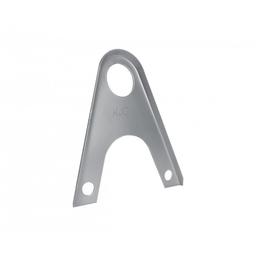 Nástavec zachytávače sněhu pro falzovanou krytinu - Hliník – Natur - Pozink lakovaný – Prachově šedá - Obrázek 1