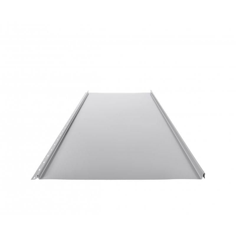 Střešní panel CLICK 515 P - Pozink lakovaný - Bílo hliníková - Obrázek