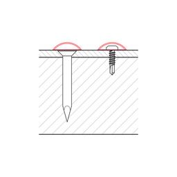 Krytka montážní 16/4 - Měď - Natur - Obrázek 3