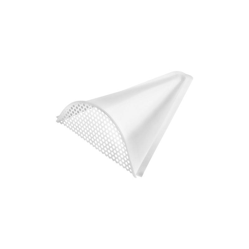 Žabí papula odvětrání hřebene - Hliník lakovaný - Bílá - Obrázek