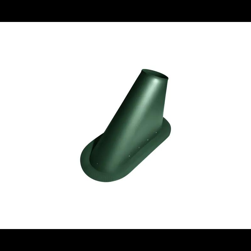 Podstavec větracího komína - Hliník – Natur - Pozink lakovaný – Mechově zelená - Obrázek