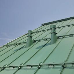 Větrací komín + EPDM - Hliník – Natur - Pozink lakovaný – Prachově šedá - Obrázek 2