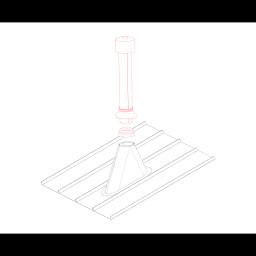 Větrací komín + EPDM - Hliník – Natur - Pozink lakovaný – Prachově šedá - Obrázek 3
