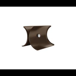 Rozrážeč ledu zachytávače sněhu pro falzovanou krytinu - Hliník – Natur - Pozink lakovaný – Tmavě hnědá ČOKO - Obrázek 1