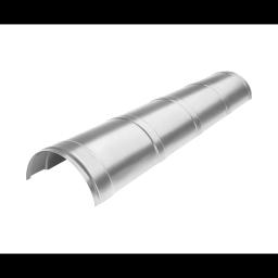 Střešní krytinový hřebenáč - Titan-zinek - Natur - Obrázek 1