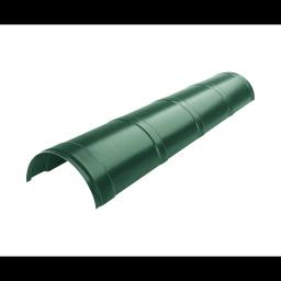 Střešní krytinový hřebenáč - Pozink lakovaný - Mechově zelená - Obrázek 1