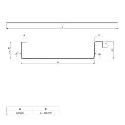 FALZ profil dvojitá stojatá drážka - Titan-zinek
Patina - Břidlicově šedá - Obrázek 3