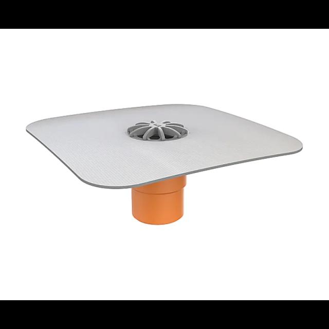 Obrázek - PVC balkonová vpust s manžetou svislánull