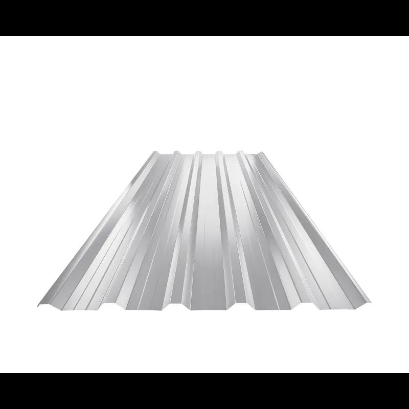 Trapéz střešní s prolisem TR 35A+ - Hliník lakovaný - Bílo hliníková - Obrázek