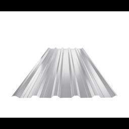 Trapéz střešní s prolisem TR 35A+ - Hliník lakovaný - Bílo hliníková - Obrázek 1