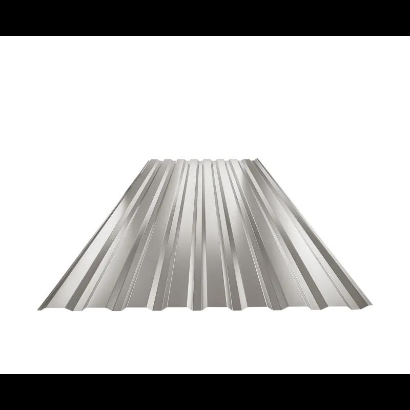 Trapéz fasádní TR 18B - Hliník lakovaný - Bílo hliníková tmavá - Obrázek